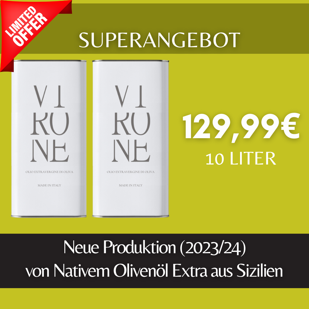 10 L - Nuova Produzione Olio Extravergine d’Oliva Siciliano 2023/24