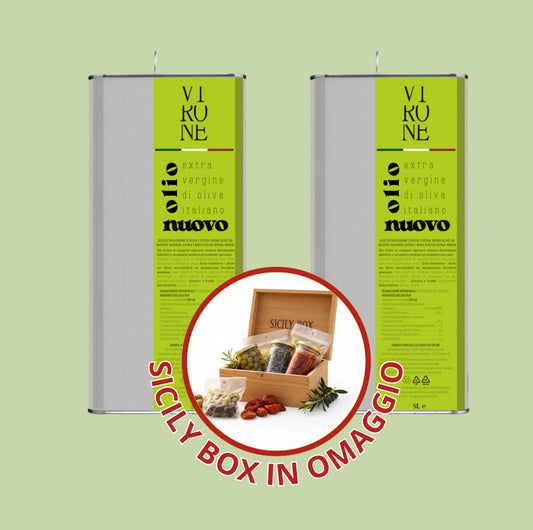 10 L - Nuova Produzione Olio Extravergine d’Oliva Italiano 2025/26 - Produzione Sicilia