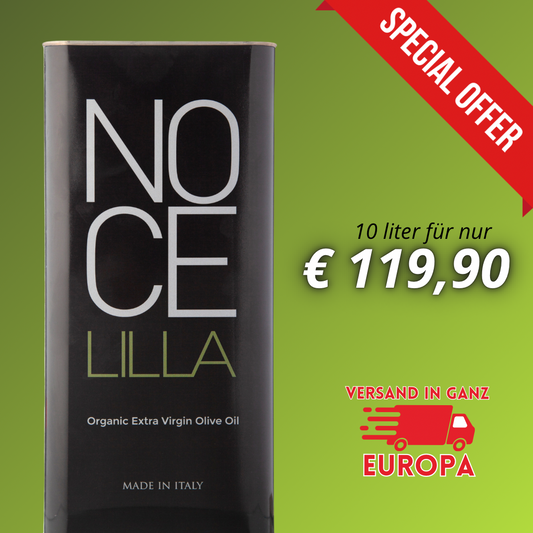 10 litri NOCELILLA - Olio E.V.O. BIO Italiano