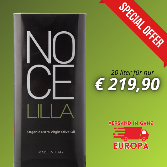 20 litri NOCELILLA - Olio E.V.O. BIO Italiano