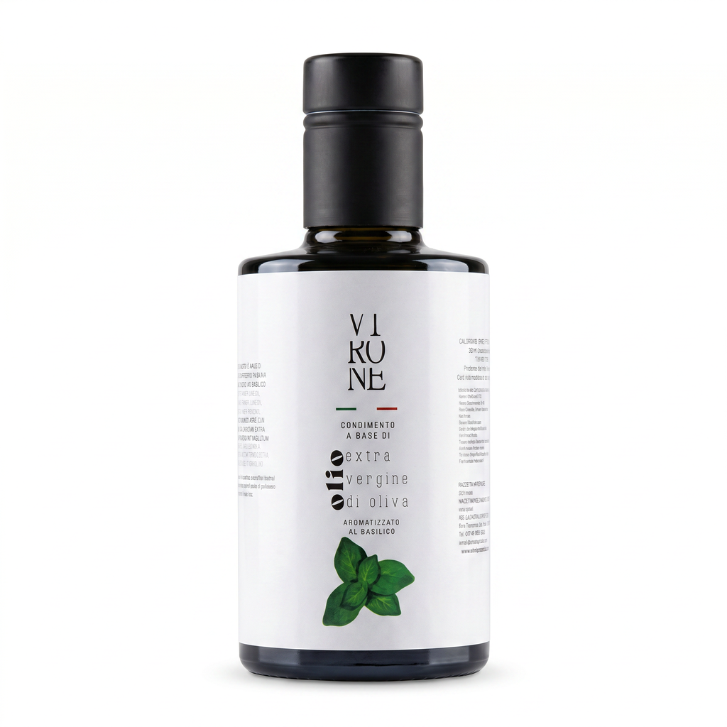 Olio EVO aromatizzato al Basilico 250 mL