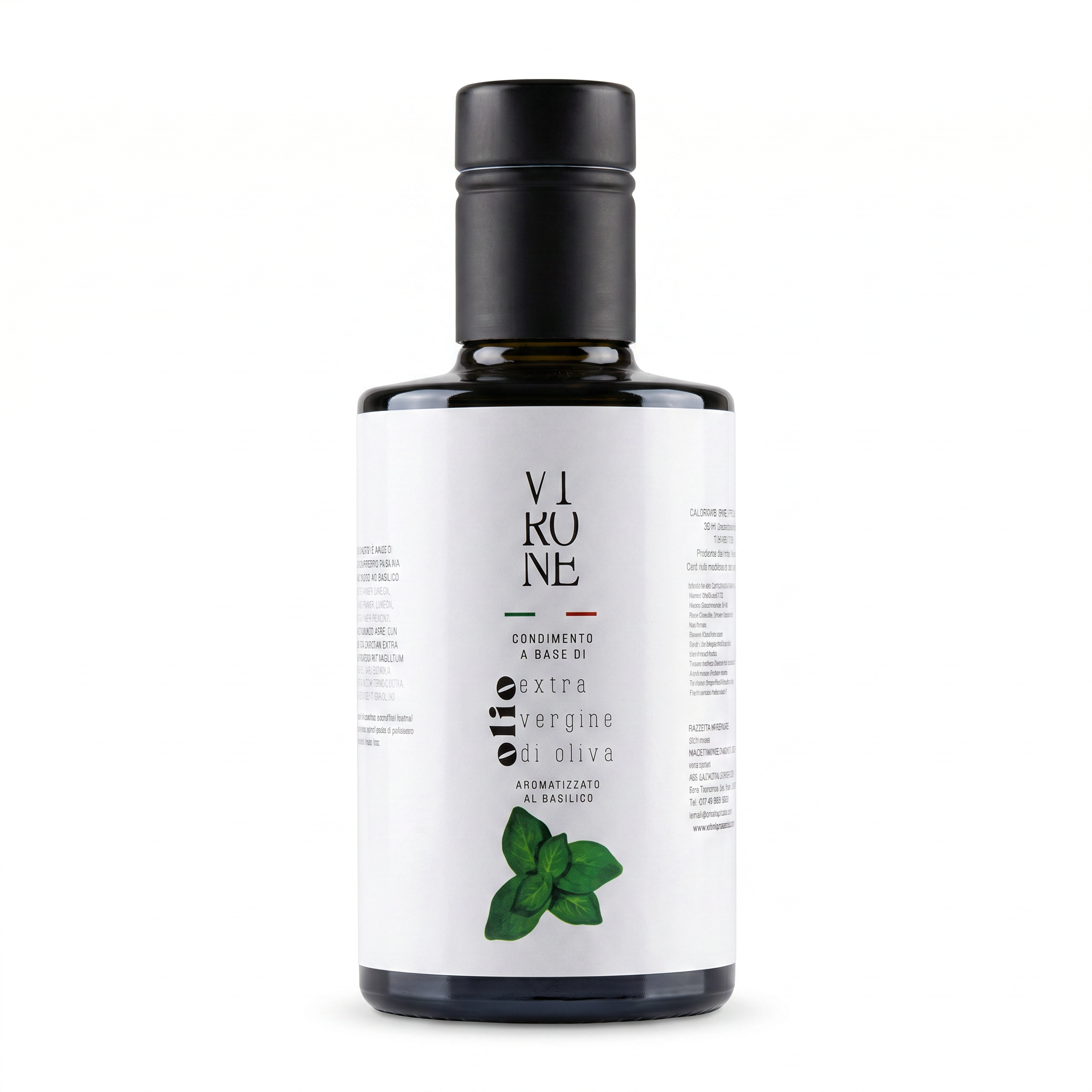 Olio EVO aromatizzato al Basilico 250 mL