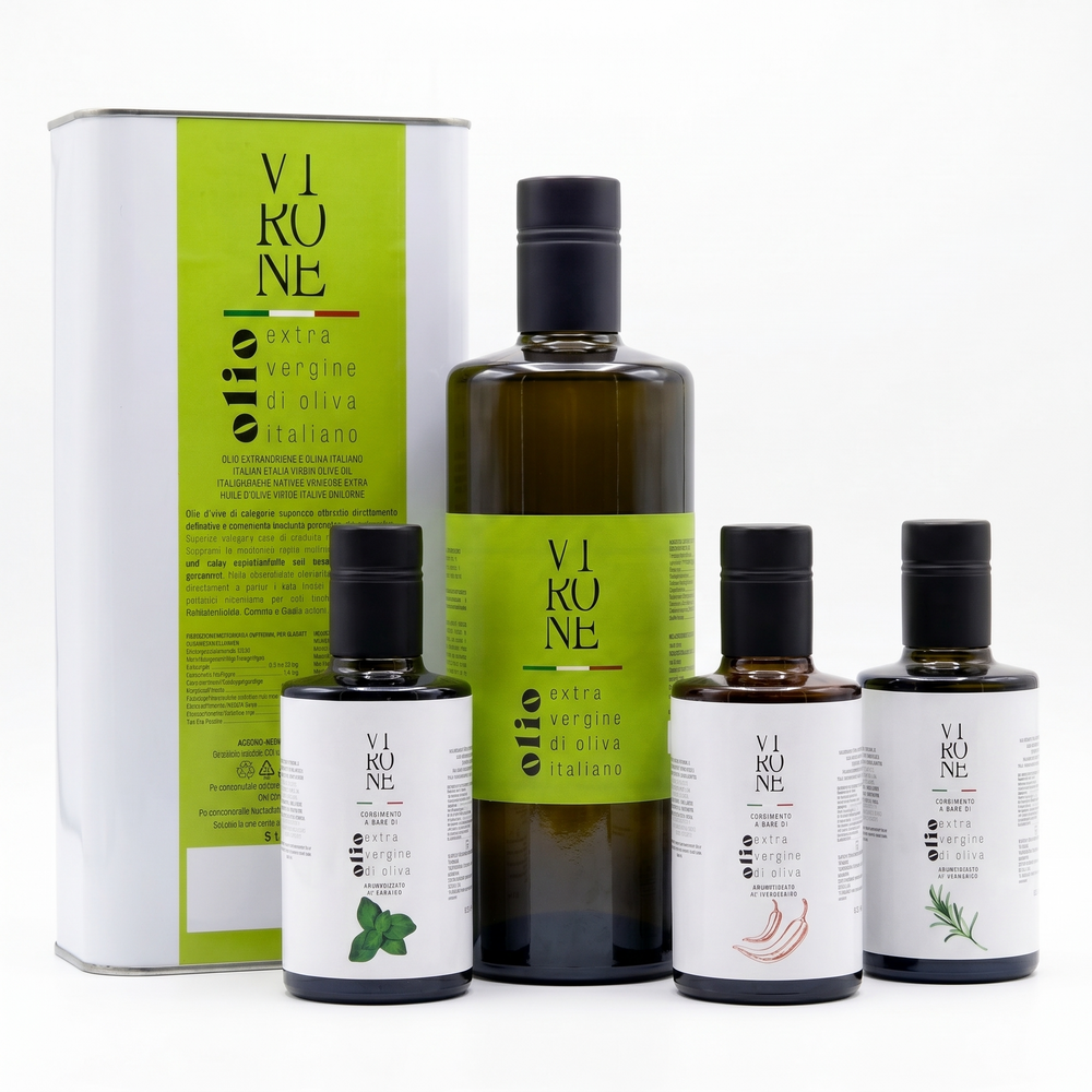 Olio extra vergine Liccunaria versato sul pane